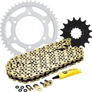 NICHE Drive Sprocket Chain Combo for Yamaha MT-09 FZ09 XSR900 Front 16 Rear 45 Tooth 525VM-X X-Ring 110 Links