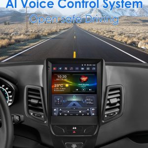 8 Core 6GB+64GB 9.7Inch HD Touchscreen Android 14 Stereo Car Radio Upgrade for Ford Fiesta 2009-2016 Wireless Carplay | Android Auto WiFi GPS Navigation Bluetooth 5.0 AM FM,SWC, Car Tablet