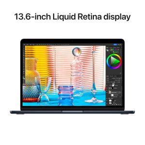 Apple 2022 MacBook Air with Apple M2 Chip, 13-inch, 8GB RAM, 512GB SSD Storage, Midnight (Renewed Premium)