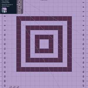 Fiskars Self Healing Cutting Mat with Grid for Sewing, Quilting, and Crafts - 18" x 24 Grid Lilac/Mountain Haze