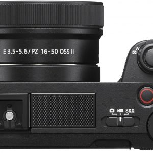 Sony Alpha ZVE10 II - APS-C - Cámara con lente intercambiable, sin espejo, para creadores de contenido - color negro - con lente | 26MP Aps-C Exmor R Sensor, 4k/60p Video, Fast Hybrid Af, Vari-Angle Flip-Out LCD, Includes E Pz 16-50mm Oss Ii Lens