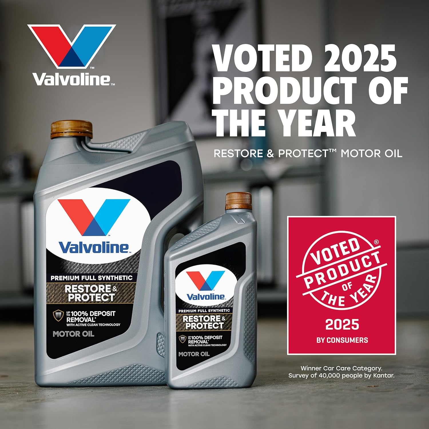 Valvoline Restore & Protect Full Synthetic 5W-30 Motor Oil 5 Quart