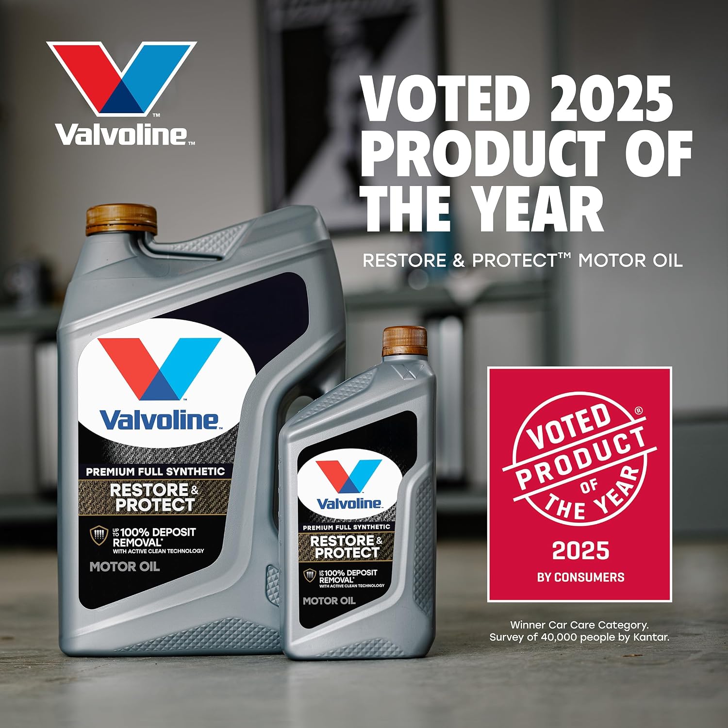 Valvoline Restore & Protect Full Synthetic 0W-20 Motor Oil 5 Quart