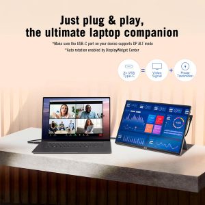 ASUS ZenScreen OLED 16 pulgadas 16:10 USB-C Monitor portátil (MQ16FC) - WUXGA (1920 x 1200), paso de potencia, rotación automática, trípode, mini-HDMI, 95% DCI-P3, sin parpadeo, luz azul baja