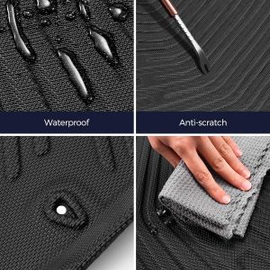 CreekT® All Weather Floor Mats for Honda Civic 2006-2011 (Not Fit Coupe) | for 4 Door 8th Gen, Custom Fit 5-Seat for Civic Sedan LX EX SI, Heavy Duty Rubber Accessories 2006 2007 2008 2009 2010 2011