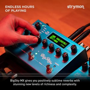 Pedal de efectos para guitarra Strymon BigSky MX Reverb Workstation para guitarra eléctrica y acústica, sintetizadores, voces y teclados