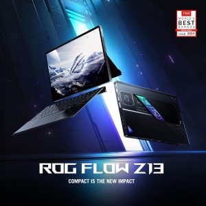 ASUS ROG Flow Z13 2.5K 180Hz 3ms ROG Nebula Touchscreen 13.4" Convertible 2-in-1 Gaming Notebook AMD Ryzen AI MAX+ 395 32GB RAM 1TB SSD Off Black