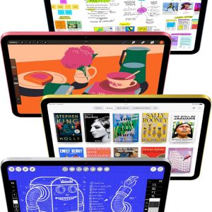 Apple iPad de 11 pulgadas: chip A16, modelo de 11 pulgadas, pantalla Liquid Retina, 128 GB, Wi-Fi 6 + celular 5G, cámara frontal de 12 MP/trasera de 12 MP, Touch ID, duración de la batería durante