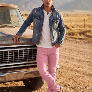 WULFUL Men's Slim Fit Skinny Stretch Comfy Jeans Denim Pants