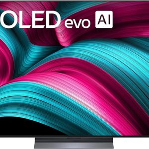 LG 65-Inch Class OLED evo AI 4K C5 Series Smart TV w/Dolby Atmos, Dolby Vision, HDR10, AI Super Upscaling 4K, Filmmaker Mode, Wow Orchestra, Alexa Built-in (OLED65C5PUA, 2025)