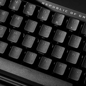 ASUS ROG Falchion Ace HFX Hall Effect Gaming Keyboard – 65% TKL, Dual USB-C, Magnetic Switches, Rapid Trigger, Speed Tap, 8000 Hz Polling, Touch Panel, Portable, Protective Cover, PBT Keycaps - Black