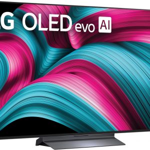 LG 55-Inch Class OLED evo AI 4K C5 Series Smart TV w/Dolby Atmos, Dolby Vision, HDR10, AI Super Upscaling 4K, Filmmaker Mode, Wow Orchestra, Alexa Built-in (OLED55C5PUA, 2025)