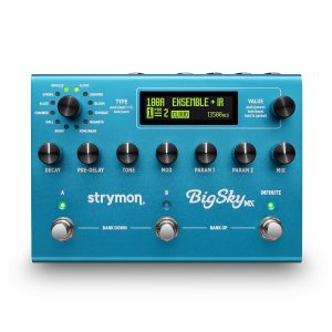 Pedal de efectos para guitarra Strymon BigSky MX Reverb Workstation para guitarra eléctrica y acústica, sintetizadores, voces y teclados
