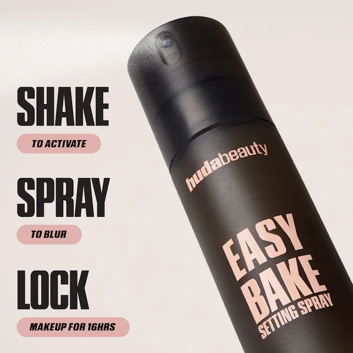 HUDA BEAUTY Mini Easy Bake Blurring Setting Spray with 16-Hour Wear
