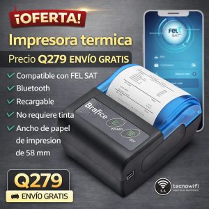 Impresora térmica para recibo 58mm