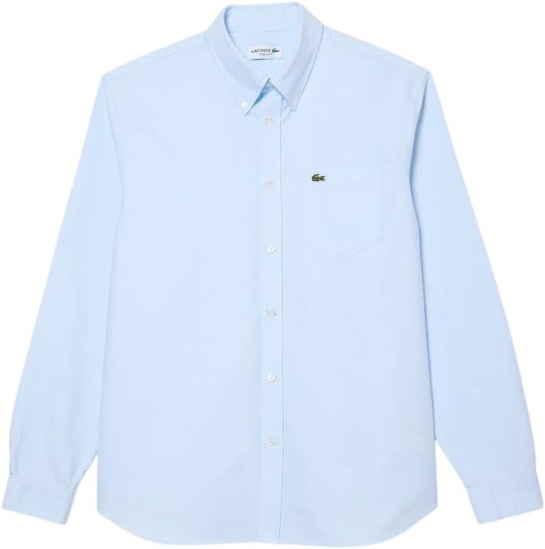 Lacoste Camisa Oxford de ajuste regular para hombre