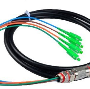 SC/APC (4 hilos) monomodo (9/125) Fibra óptica impermeable blindado empalme coleta - 1M