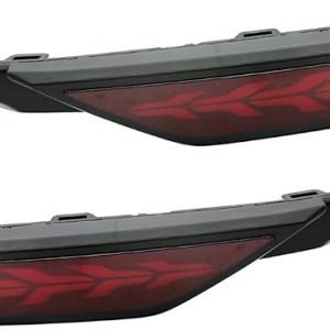 Riloer Luz LED para parachoques trasero, compatible con Honda Fit/Jazz 2017-2019 (versión norteamericana), luz roja, 12 V, 2 unidades