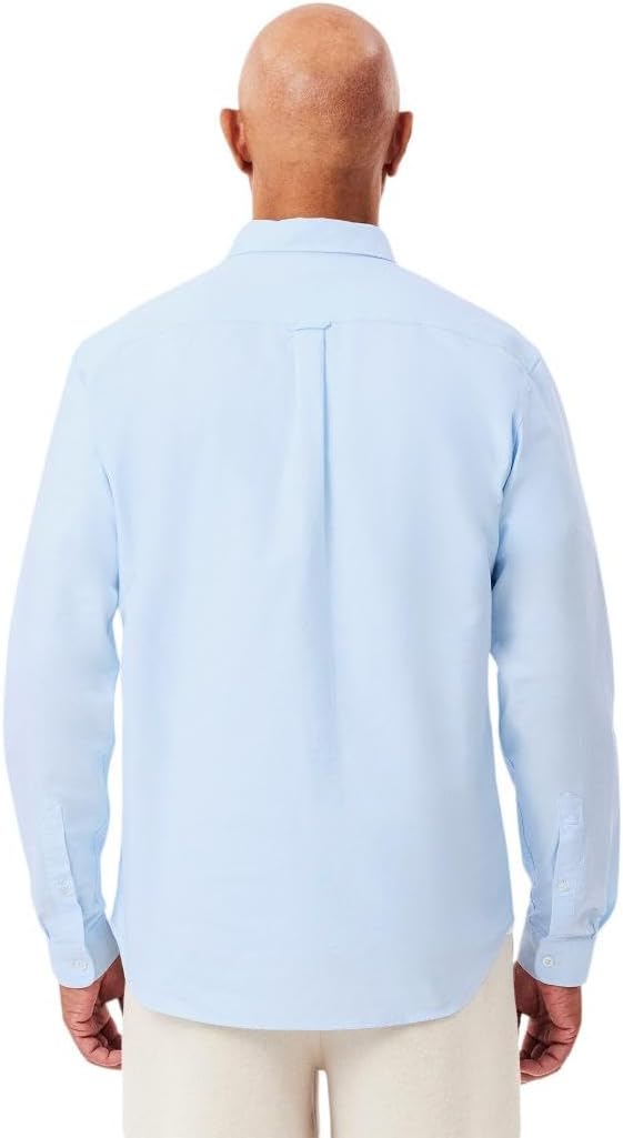 Lacoste Camisa Oxford de ajuste regular para hombre