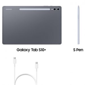 Samsung Galaxy Tab S10+ Plus 12.4” 256GB Android Tablet, Moonstone Gray
