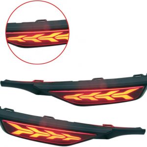 Riloer Luz LED para parachoques trasero, compatible con Honda Fit/Jazz 2017-2019 (versión norteamericana), luz roja, 12 V, 2 unidades