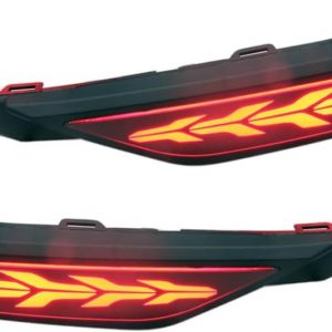 Riloer Luz LED para parachoques trasero, compatible con Honda Fit/Jazz 2017-2019 (versión norteamericana), luz roja, 12 V, 2 unidades