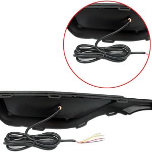 Riloer Luz LED para parachoques trasero, compatible con Honda Fit/Jazz 2017-2019 (versión norteamericana), luz roja, 12 V, 2 unidades