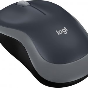 Logitech Ratón inalámbrico ambidiestro compacto M185 de 2,4 GHz - Gris Swift | Ambidextrous mouse with 2.4 GHz USB-A Nano Receiver, Optical Tracking, 12-Months Battery Life, PC, Mac, Laptop compatible