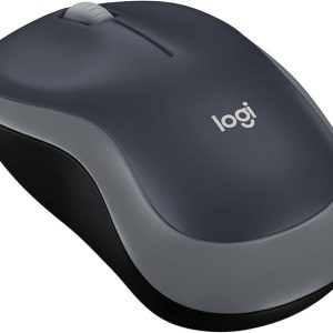 Logitech Ratón inalámbrico ambidiestro compacto M185 de 2,4 GHz - Gris Swift | Ambidextrous mouse with 2.4 GHz USB-A Nano Receiver, Optical Tracking, 12-Months Battery Life, PC, Mac, Laptop compatible