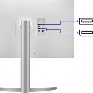 LG 27 inch Ultrafine 4K UHD (3840 x 2160) IPS Computer Monitor, VESA DisplayHDR™ 400, 5ms, Dynamic Action Sync, Reader Mode, Flicker Safe, HDMI, DisplayPort, Tilt/Height/Pivot Adjustable, White