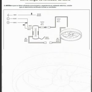 Ventilador de techo de madera de perfil bajo moderno de 20