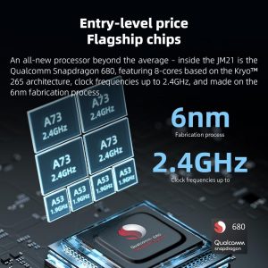 JadeAudio/FiiO JM21 Android 13 Hi-Res Music Player MP3 with Snapdragon 680, Bluetooth WiFi USB DAC 12.5H Playtime (3+32g Black)