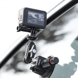 Ulanzi SC-01 Heavy-Duty Suction Cup Mount for Camera/Phone/Accessory (3"), Pump-actived Vacuum Suction Cup Mount, Magic Arm Phone Holder Action Cam Adapter Car Boats Windshield Window Mount