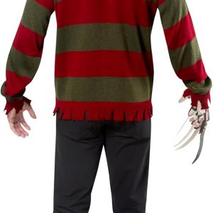 Rubies at Party City A Nightmare On Elm Street: Freddy Krueger Costume Sweater for Adults, Men's Costume