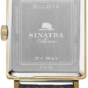 Bulova Men's Frank Sinatra My Way Leather Strap Watch