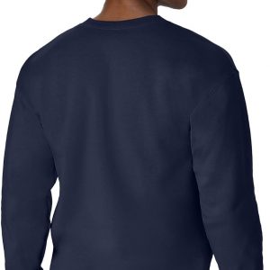 Hanes Men's Sweatshirt, EcoSmart Fleece Crewneck Sweatshirt, Big & Tall Available, 1 or 2-Pack