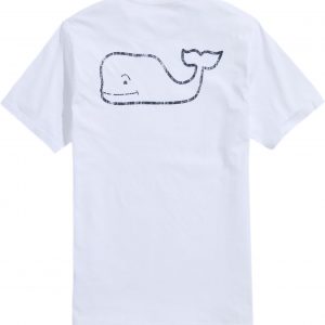 Vineyard Vines Camiseta de manga corta con bolsillo vintage de ballena para hombre