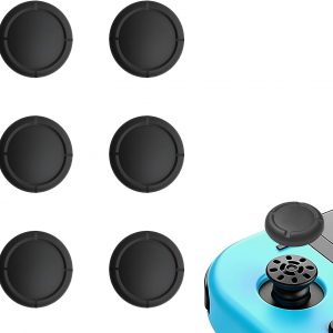 6Pcs Silicone Analog Stick Covers for Nintendo Switch, OLED, Joy-con Controller Thumb Grips, Joystick Replacement Caps