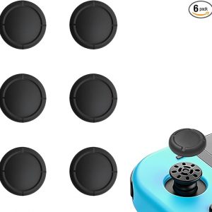 6Pcs Silicone Analog Stick Covers for Nintendo Switch, OLED, Joy-con Controller Thumb Grips, Joystick Replacement Caps