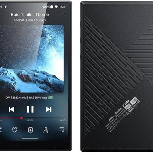 JadeAudio/FiiO JM21 Android 13 Hi-Res Music Player MP3 with Snapdragon 680, Bluetooth WiFi USB DAC 12.5H Playtime (3+32g Black)