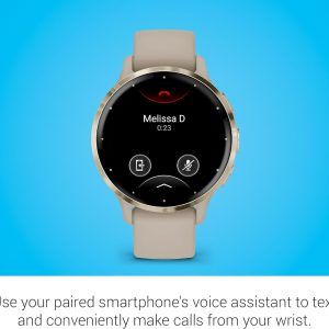 Garmin Venu® 3S, Premium Fitness Smartwatch, 41mm, French Gray | Body Battery™ Energy Monitoring, Sleep Coach, Built-In Sports Apps, Built-In Speaker & Mic, Workout Benefit & Recovery Time
