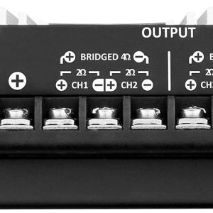 Taramps TS 400x4 400 watts RMS 4 Channels Full Range Car Audio Amplifier, 2 Bridged Channels, RCA Input Class D, Output Power, Multichannel Amplifier System, Small - TS400X4 | Bridgeable outputs, built-in HPF/LPF crossovers and RCA inputs provide flexible system design and precise sound tuning.