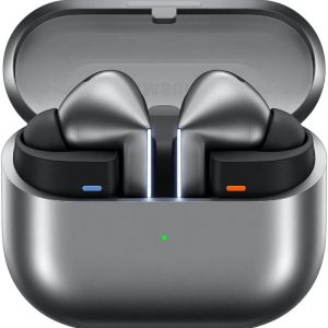 SAMSUNG Galaxy Buds3 Pro (2024, ANC) Water Resistant, AI Real-Time Language Interpreter, True Wireless Bluetooth 5.4 Earbuds, Hi-Fi, Noise Cancelling, Touch Control, International Model R630 (Silver)