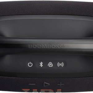 JBL Boombox 4 Portable Bluetooth Speaker, Waterproof, Deep Bass - Black | Up To 34 Hours Playtime, IP68 Dustproof, AI Sound Boost For Louder Clearer Audio, Ideal For Beach, Pool, Boat And Outdoor Par
