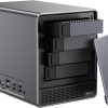 ACEMAGIC NAS N3A 4 bahías de almacenamiento conectado a red de escritorio concentrador de respaldo para el hogar y la oficina, protege datos, hasta 136 TB NAS 4 × HDD+2 ranuras M.2, Dual 2.5G+1G LAN