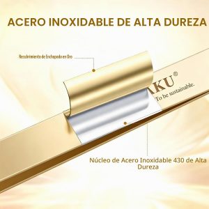 NAGARAKU Pinzas profesionales para extensión de pestañas, punta de precisión, herramienta de pestañas de acero inoxidable rectas y curvadas para uso individual y con volumen para uso en salones, juego | Gold Stainless Steel, Precision Tip Straight Curved 5 Pcs Tweezers For Lash Isolation & Volume Fans Making