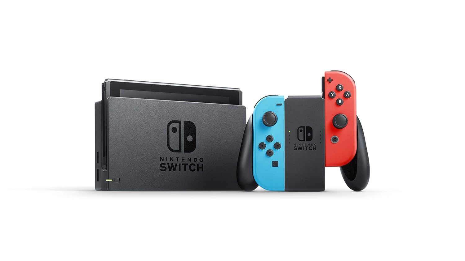 Nintendo Switch™ with Neon Blue and Neon Red Joy‑Con™ | Neon and neon Joy-Con