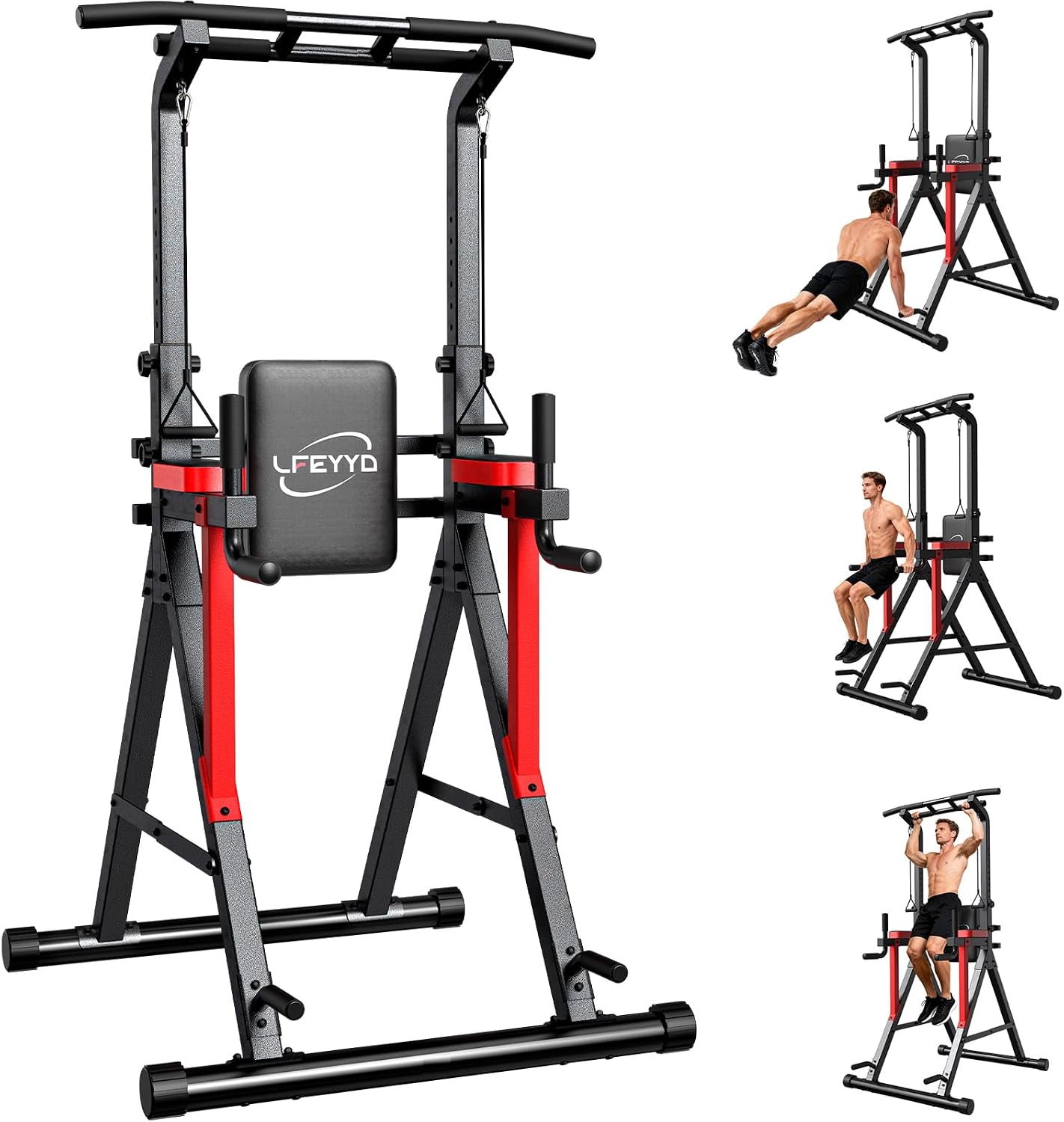 Power Tower Pull Up Bar Free Standing,Strength Training Equipment