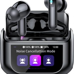 Wireless Earbuds, Bluetooth 5.4 Headphones Multi-Function Touch Screen