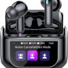 Wireless Earbuds, Bluetooth 5.4 Headphones Multi-Function Touch Screen